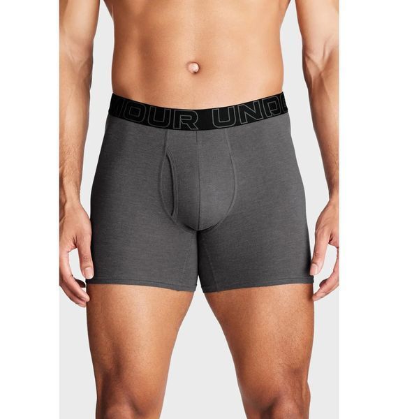 Труси-боксерки чоловічі Under Armour Ua Performance Cotton - Solid 6 3Pk (1383889-025) 1383889-025 фото